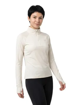 Felpa Con Mezza Zip Velociti Brown / Reflective S