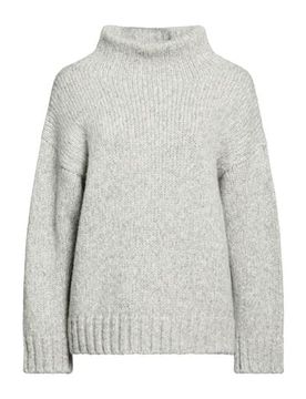 Rollkragenpullover Damen Hellgrau 32,34,36,38,40 Damen