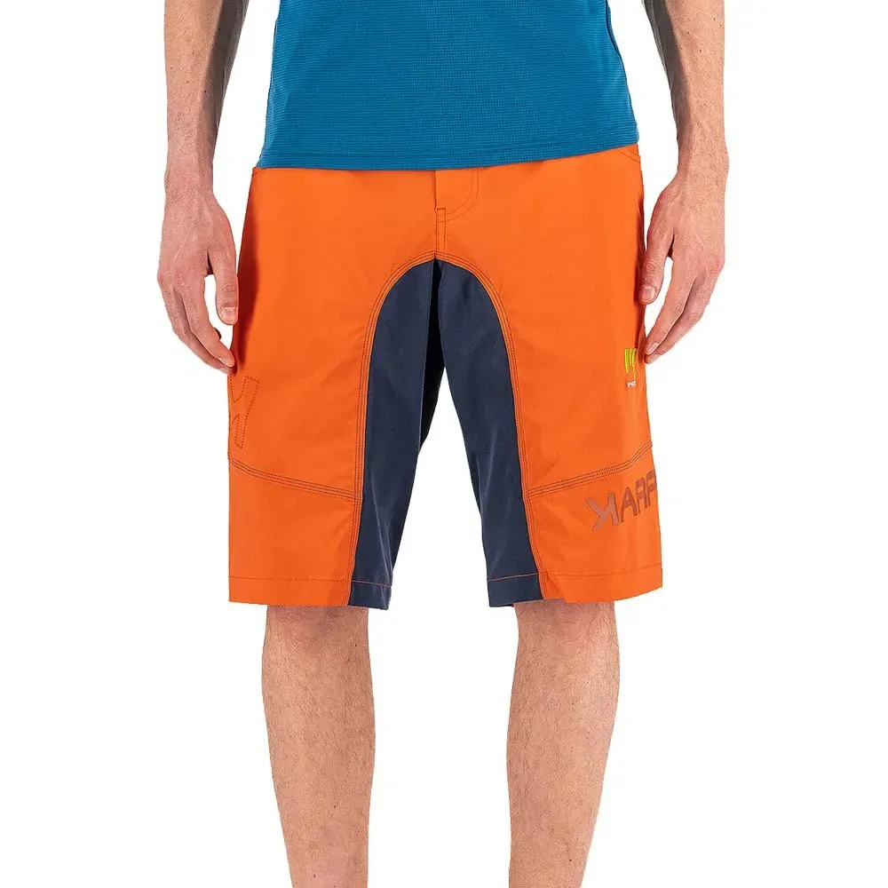 Pantaloni Corti Ballistic Evo Tangerine Tango / Outer Space / Moroccan Blue - karpos - FashionsVida