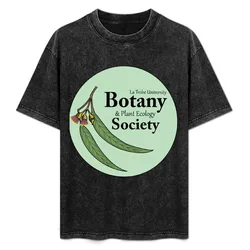 Botany Society Logo T-Shirt Summer Print Short Sleeve Tee