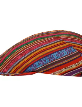 Fresh Stripes Flat Cap by - red - Size: L (58-59 cm) - Lierys - FashionsVida