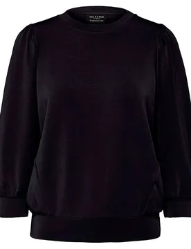 Blusa A Maniche 3/ Tenny Black M