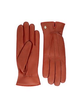 Lederhandschuhe rot 8,5 damen