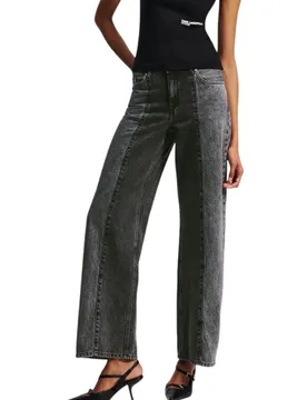 Damen Jeans Schwarz 488392