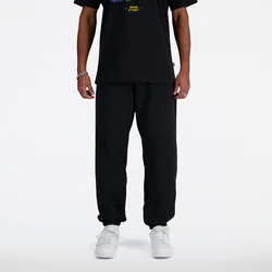 Fleece Men Pants - Black - Size XXL - Cotton Jersey - Black - Size: 2X-Large