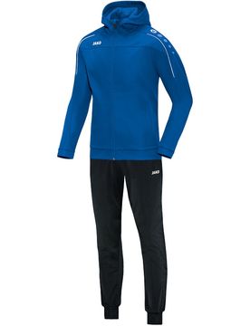 Trainingsanzug Polyester Classico mit Kapuze (Beige / Größe 34 / Damen)