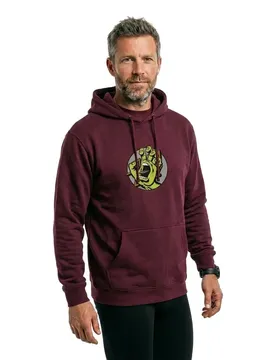 Sweat à Capuche Hand Dot Front Dark Cherry M