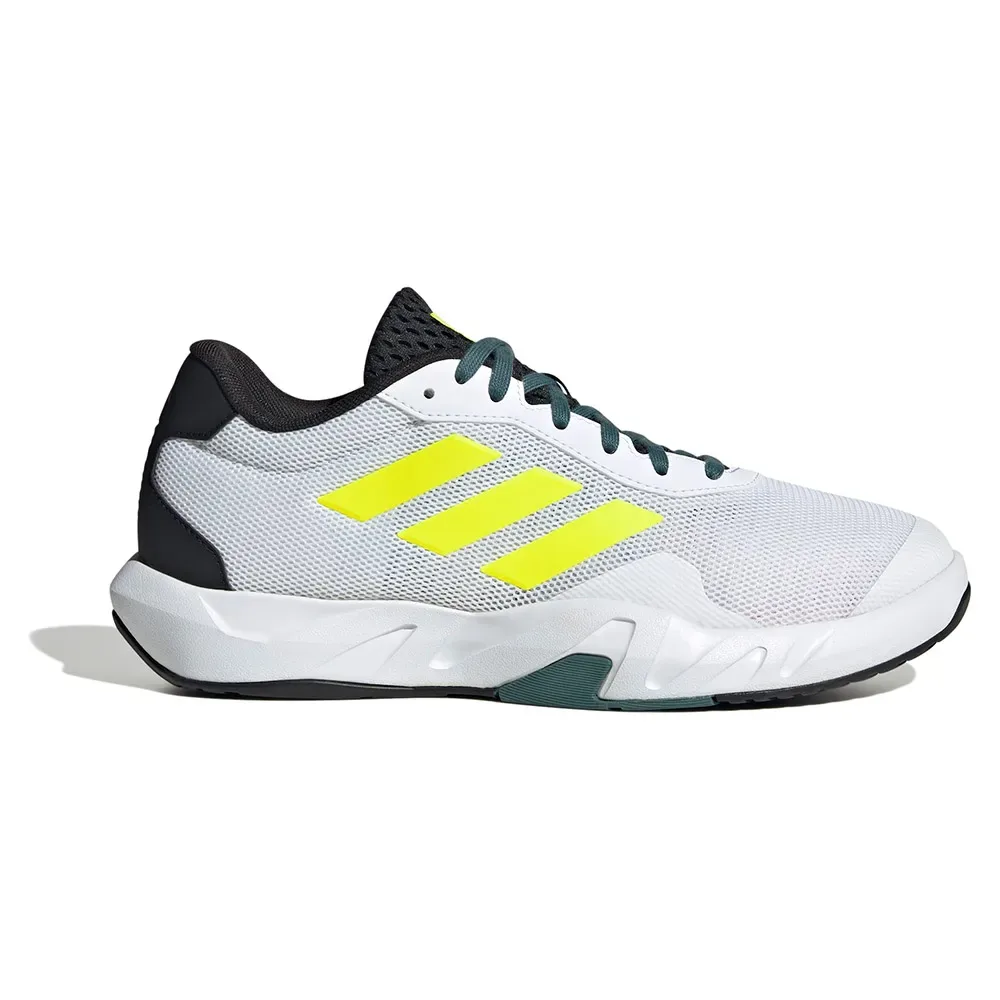 Baskets Amplimove Versatile Cloud White / Lucid Lemon / Shock Pink EU 41 1/3 - Adidas - FashionsVida