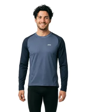 Maglia Da Enduro A Maniche Lunghe Motion Air Apatite Navy - Poc - FashionsVida