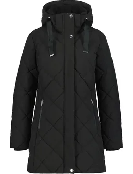 Haukkala Damen Mantel, schwarz 46