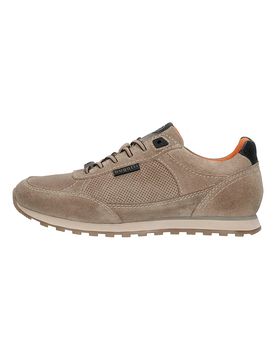 Sneakers Beige con Tomaia Traforata in Pelle 331ARX03 43
