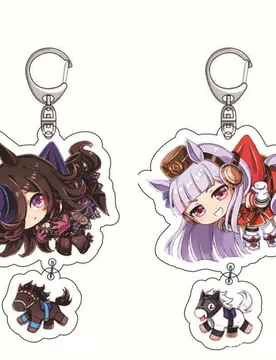 Diy PrettyDerby Anime Peripherals Customized Transparent Acrylic Board Figure Keychain Cartoon Desktop Ornament Christmas Gift - Aliexpress - FashionsVida