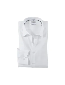 Chemise Body Fit blanc 38 - Olymp Level Five - FashionsVida