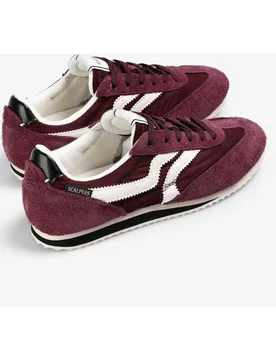 Zapatillas retro de mujer de ante con cordones - Scalpers - FashionsVida