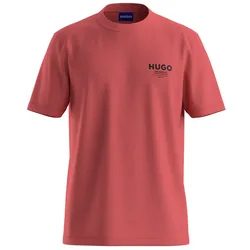Hugo T-shirt à Manches Courtes Nesptee 10283344 Blue Medium Red S