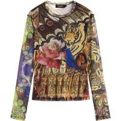 Camiseta de mujer estampada m c lacroix