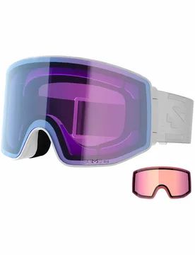 Masque de ski/snowboard photochromique - Sentry Prime Sigma Photo White - Blanc - Salomon - FashionsVida
