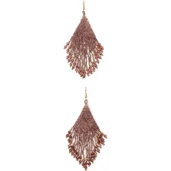 Pendientes triangulo cuentas
