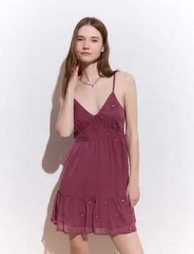 Vestido corto espejos - Green Coast - FashionsVida