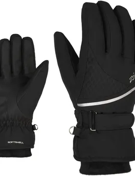 Kiana Damen Fingerhandschuhe, gelb 8