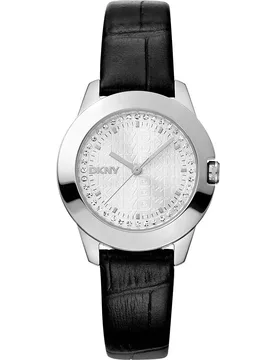 Montre Park Ave Logo 30 Mm Black / Silver Grey / Mineral One Size - DKNY - FashionsVida