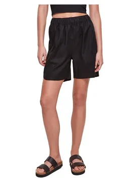 Pantaloni Corti Linen Mixed Black XS