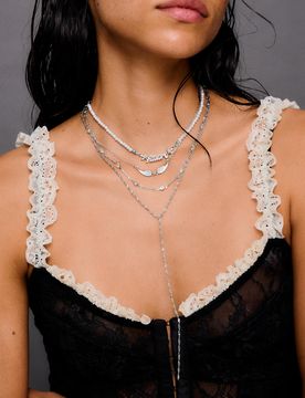 Lot De Colliers Ailes Argent