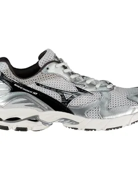 Baskets Wave Rider 10 Cloudscape / Black Sand / Harbor Mist EU 42 1/2 Homme - Mizuno - FashionsVida