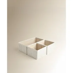 Set de 3 organizadores de cajones Rayas