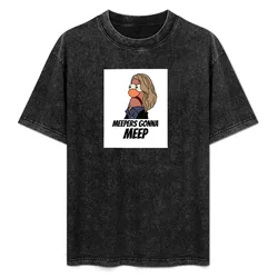 Meep Meep T-Shirt Basic Casual Wear Short Sleeve Top