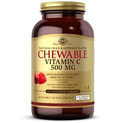Vitamina C Adulti 500 Mg/ Mirtillo Rosso Lampone 90 Unità Brown