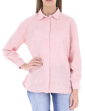 Camicia misto lino ROSA S - Pepe jeans - FashionsVida