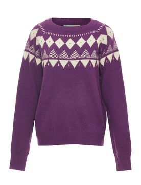 Ebeeza Jersey beige / lila
