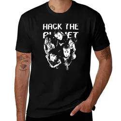 Hack the Planet T-Shirt Relaxed Casual Short Sleeve Tee