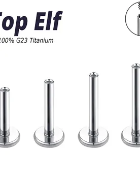 Pcs G23 TItanium Internal thread Base 3/4mm Bottom For Labret Nose Stud Earrings Universal base For Lip tongue Body Piercing - Aliexpress - FashionsVida