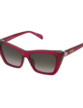 Lunettes De Soleil Stob82s Shiny Transp.Raspberry Brown Gradient Pink / CAT3