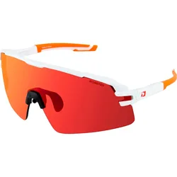 Occhiali Da Sole Flash White / Orange