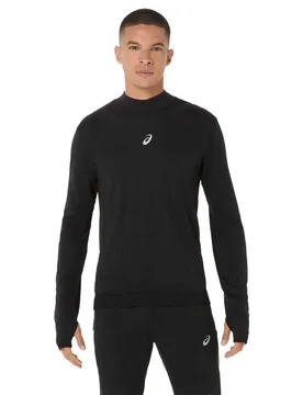 Road Winter Seamless Long Sleeve T-shirt Performance Black XL Men - Asics - FashionsVida