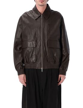Piston Leather Zip-up Jacket