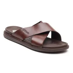 Drift Leather Mens Brown Sandals - Size Uk 7