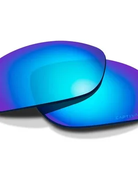 Prime Polarized Sunglasses Lenses Blue Mirror / Grey One Size Men,Women - Wiley X - FashionsVida