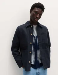 Pure Cotton Chore Jacket Navy male