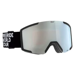 Masque De Ski Fwt Shield Black / White White Chrome/CAT2 Homme