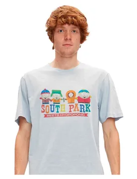 T-shirt à Manches Courtes Sp Crew Blue Fog M