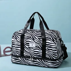 Nueva bolsa de deporte sencilla, versátil y de moda, bolsa de gimnasio casual, para viajes cortos, ocio deportivo, gran capacidad, impermeable, bolsa