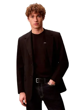 Maglietta A Maniche Lunghe Lv0lc255g Black XS - Calvin Klein - FashionsVida