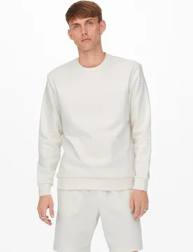 Only & Sons - Sudadera de hombre con cuello redondo - Only & Sons - FashionsVida
