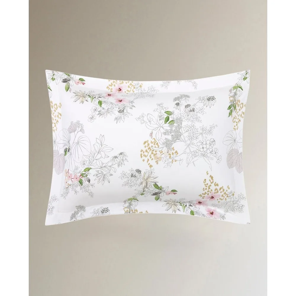 Funda de almohada algodón satén Orchidée - Yves Delorme - FashionsVida