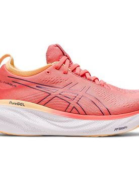 Gel-Nimbus 25 Damen Laufschuhe, rot, Größe 39 ½ 39 ½