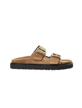 Pantoletten CPH701 camel 36 damen